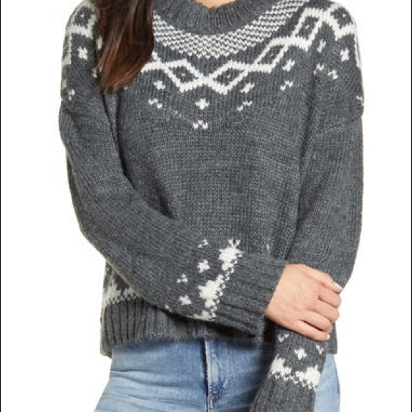 cupcakes & cashmere Sweaters - Jasmine Fair Isle Pullover NWT Size S
